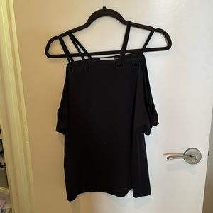 Ramy Brook Black Laced Top Size XS